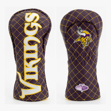 Minnesota Vikings Solid Quilted Fairway Headcover