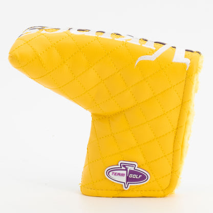 Minnesota Vikings Split Blade Putter quilted headcover, back view