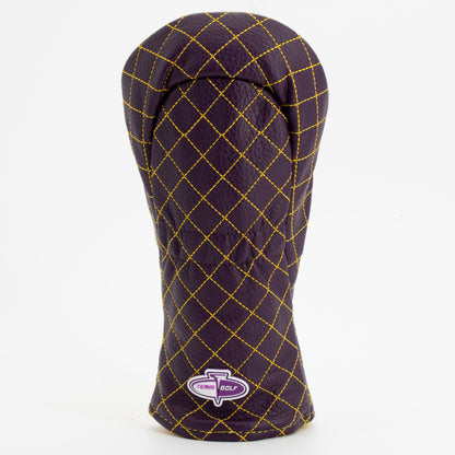 Minnesota Vikings Split Fairway quilted headcover, back view