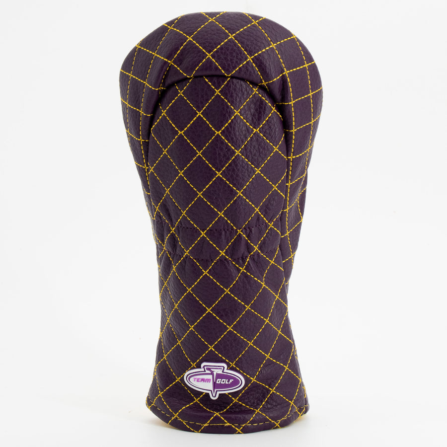 Minnesota Vikings split quilted fairway cover, back view
