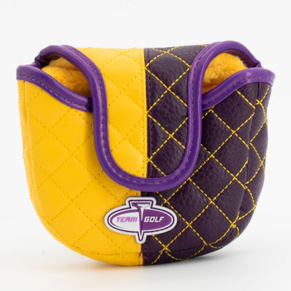 Minnesota Vikings Split Mallet Putter quilted headcover, back view