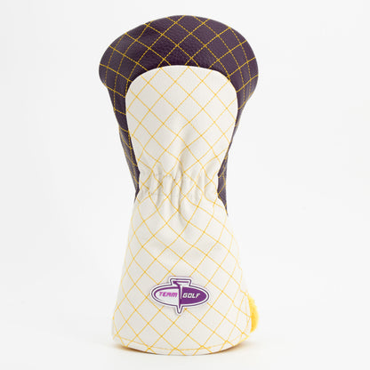 Minnesota Vikings Striped Driver quilted headcover, back view
