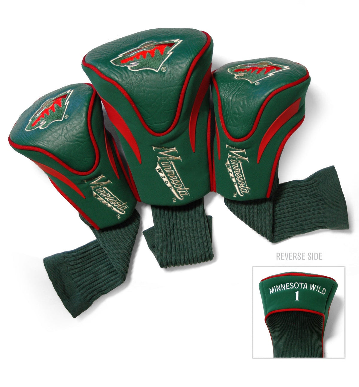 Minnesota Wild 3 Pack Contour Sock Headcovers - Club Rehab