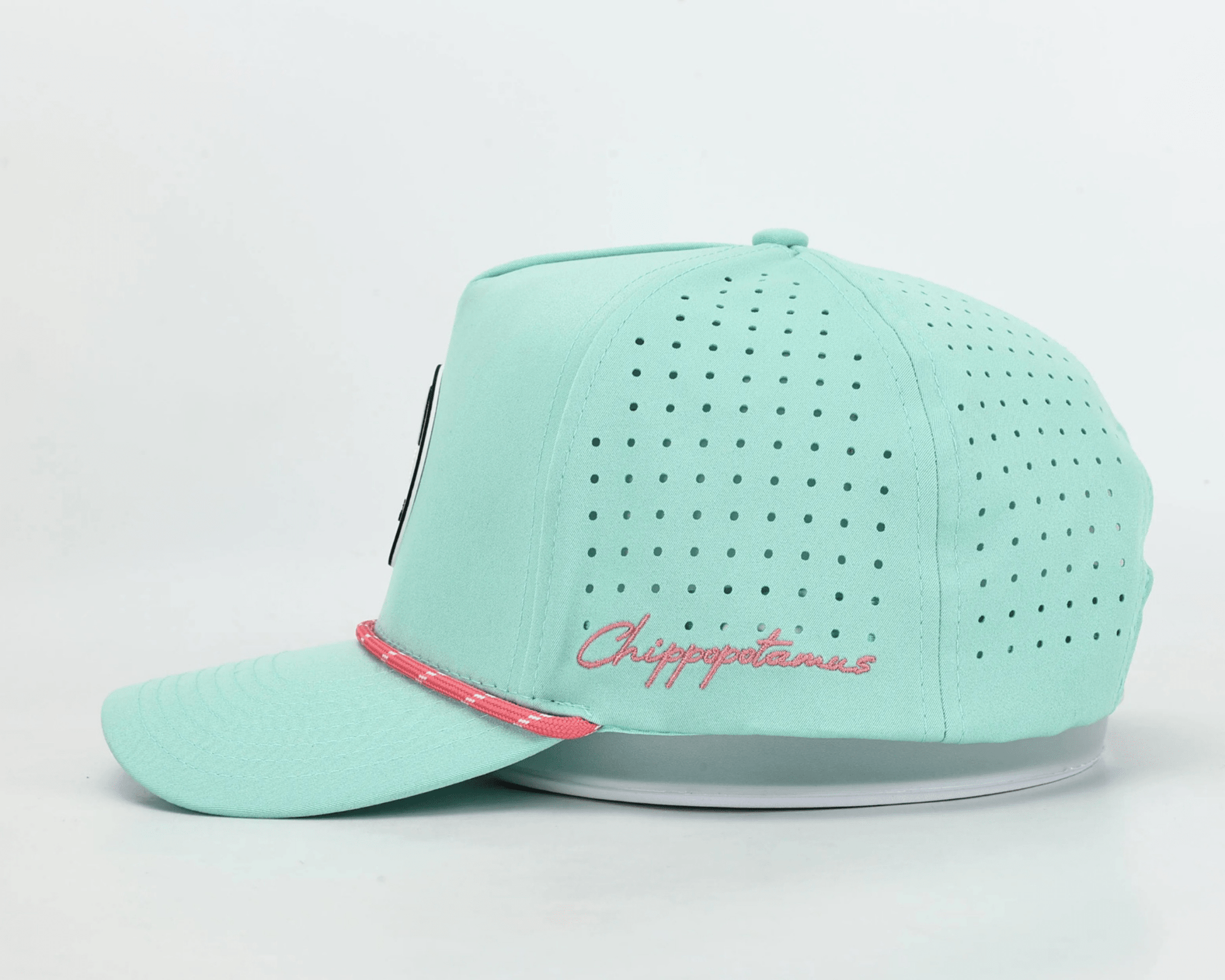 Mint Green Rope Hat - Chippopotamus Pink - Club Rehab