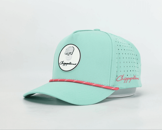 Mint Green Rope Hat - Chippopotamus Pink - Club Rehab