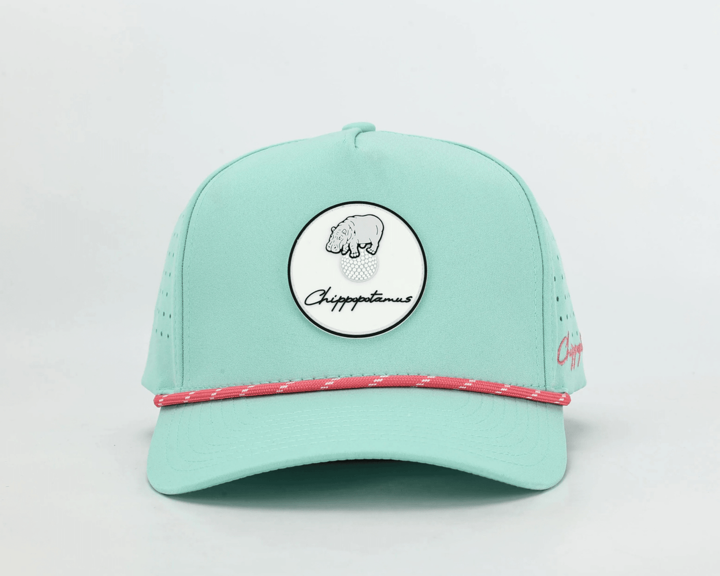 Mint Green Rope Hat - Chippopotamus Pink - Club Rehab