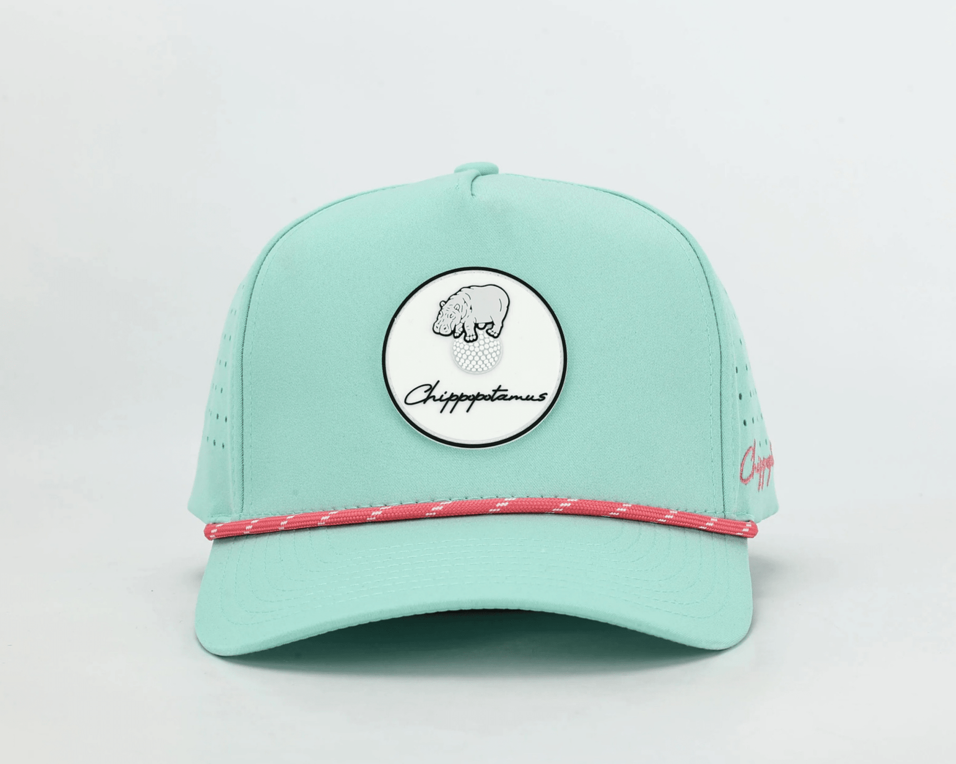 Mint Green Rope Hat - Chippopotamus Pink - Club Rehab