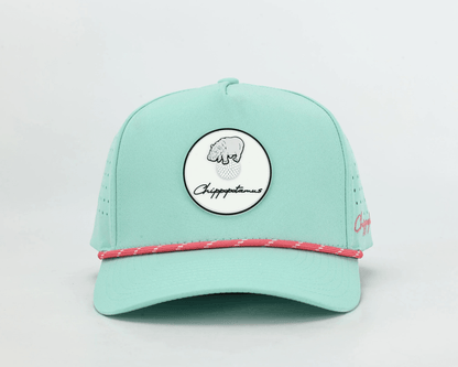 Mint Green Rope Hat - Chippopotamus Pink - Club Rehab