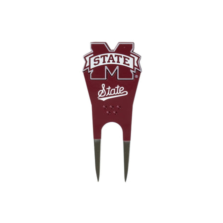 Mississippi State Bulldogs divot tool: front · shaped marker