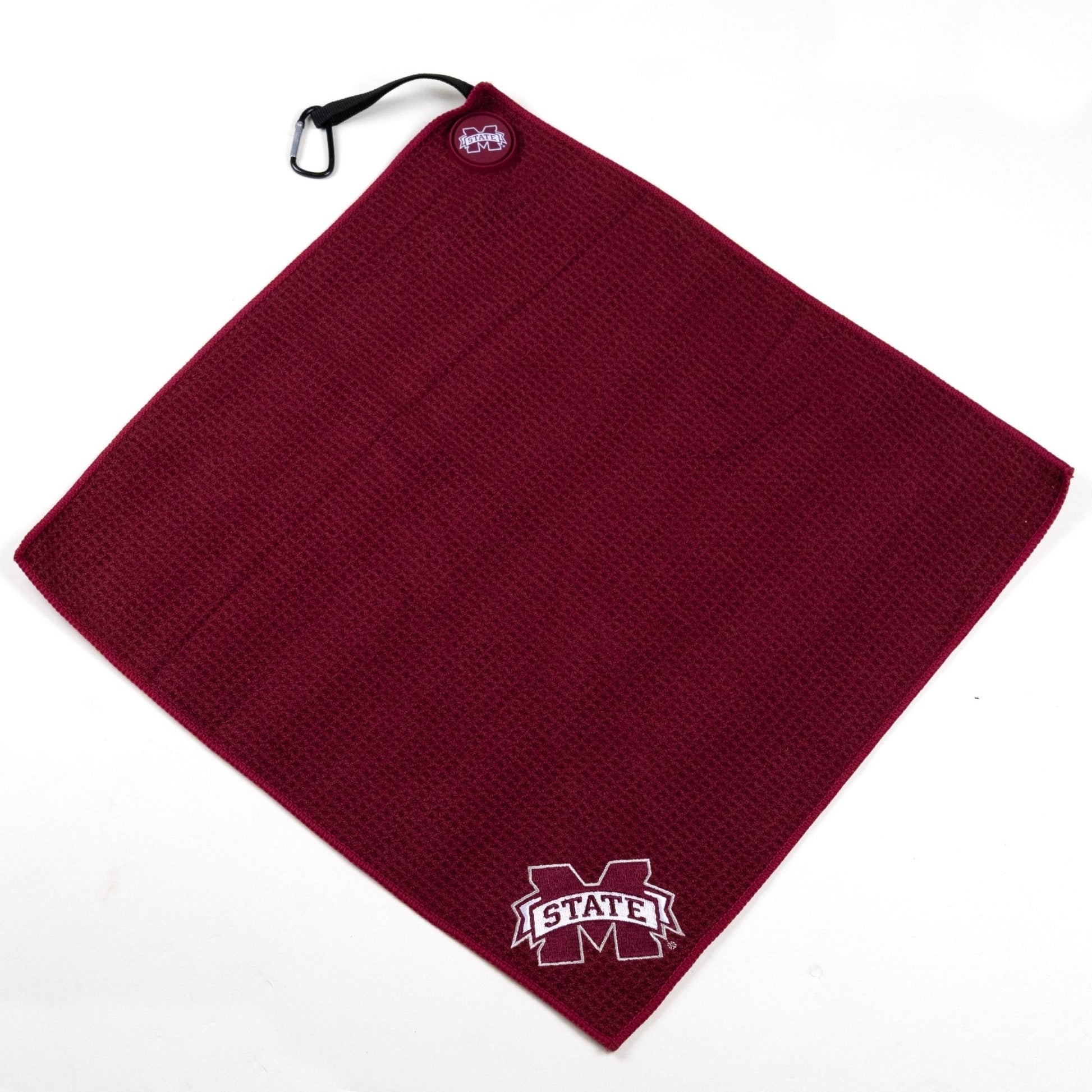 Mississippi State Bulldogs NCAA Magnetic Embroidered Golf Towel – 15" x 15" - Club Rehab