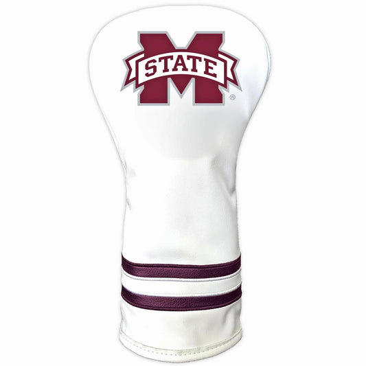 Mississippi State Bulldogs Vintage Golf Headcovers – White - Club Rehab