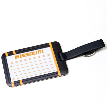 Missouri Tigers plastic golf bag tag by Team Golf, product photo 2