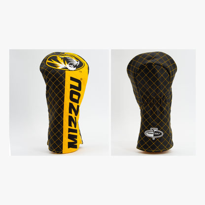 Missouri Tigers Split Quilted Driver Headcover, front and back views