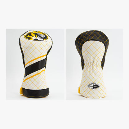 Missouri Tigers Striped Quilted Driver Headcover, front and back views