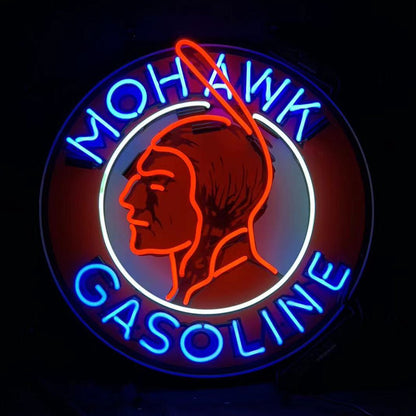 Mohawkk Gasoline Neon Signs Light - Club Rehab