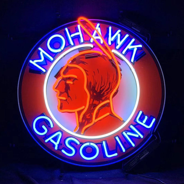 Mohawkk Gasoline Neon Signs Light - Club Rehab
