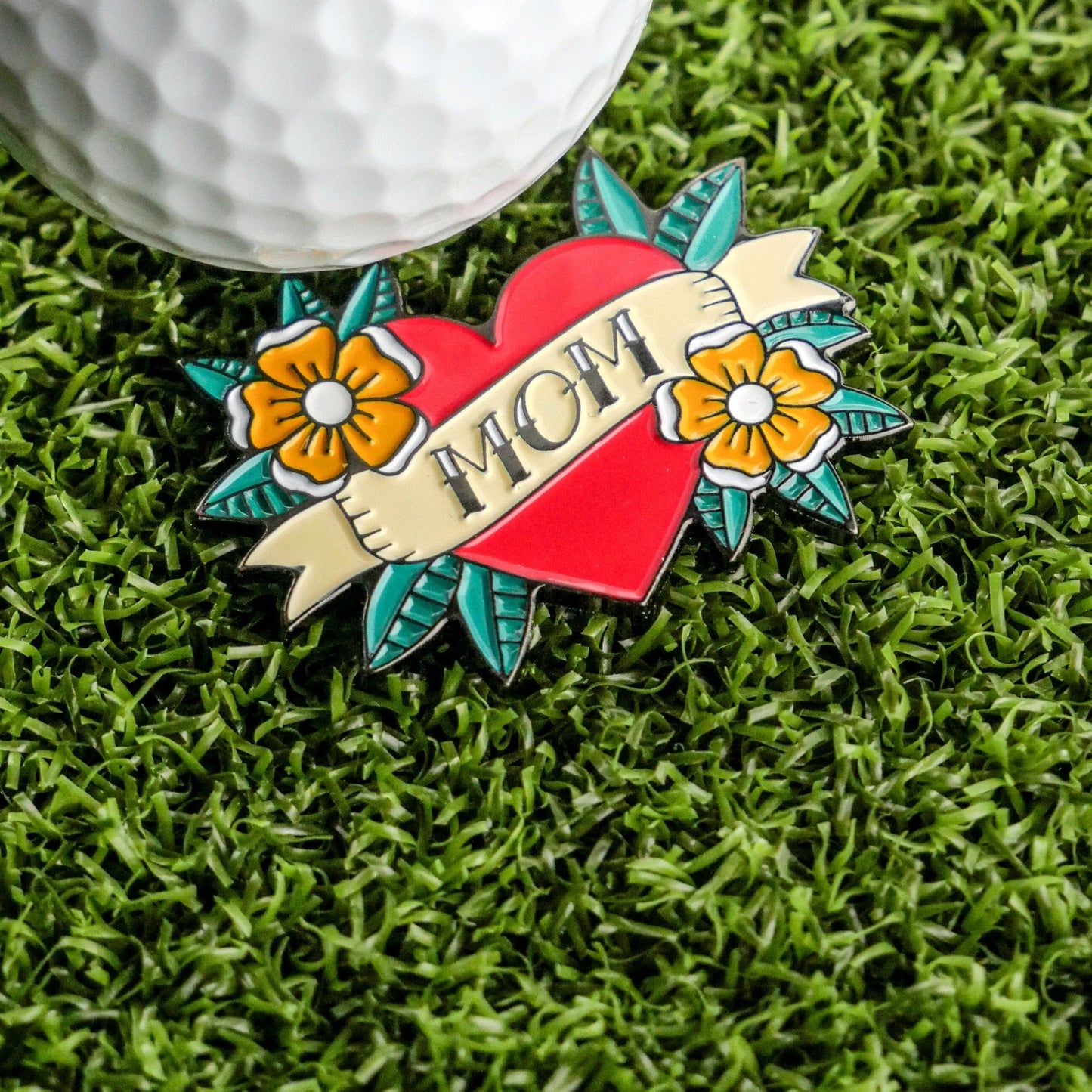 Mom Tattoo Ball Marker - Club Rehab