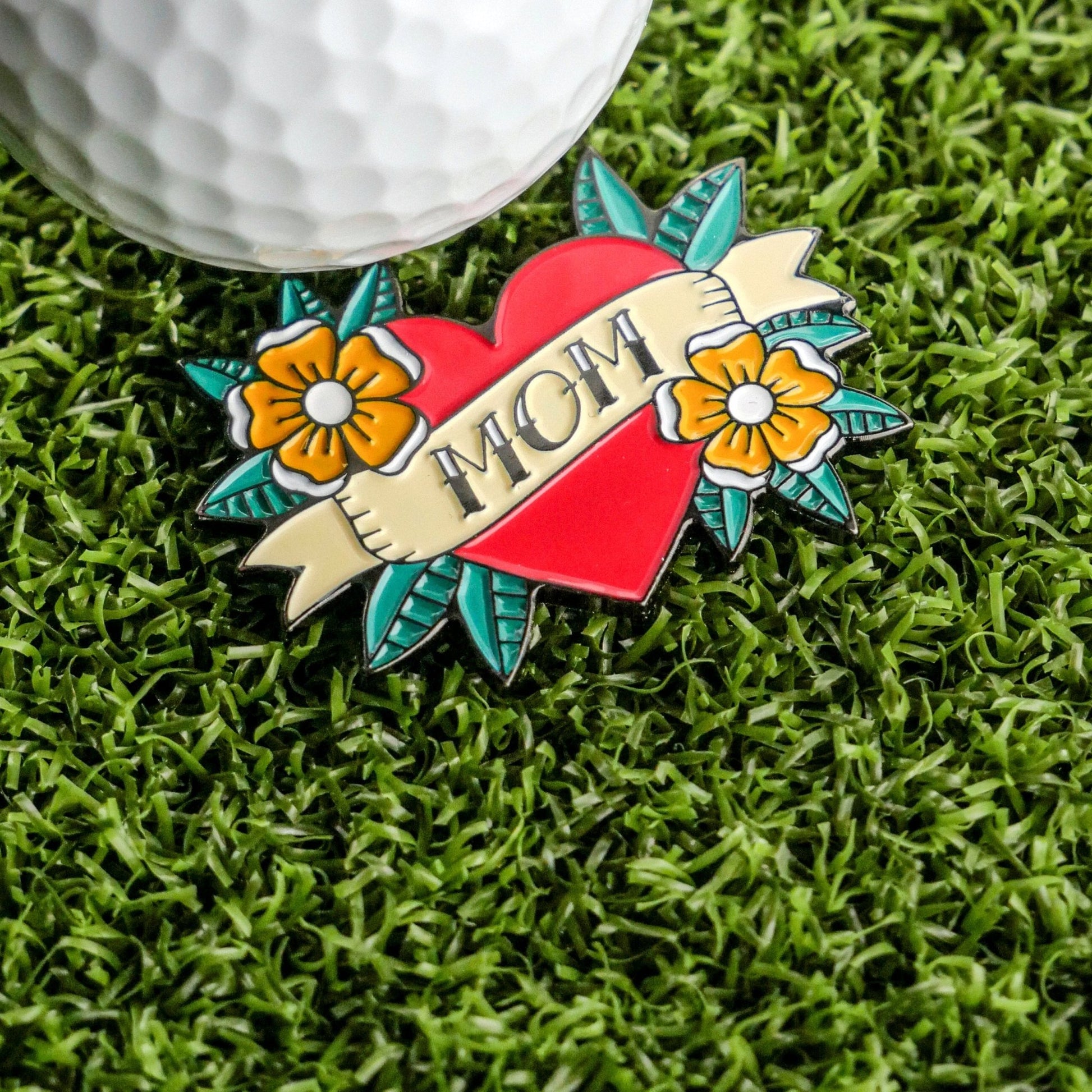 Mom Tattoo Ball Marker - Club Rehab