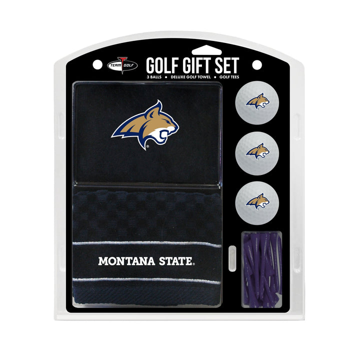 Montana State Bobcats Embroidered Towel Golf Gift Set