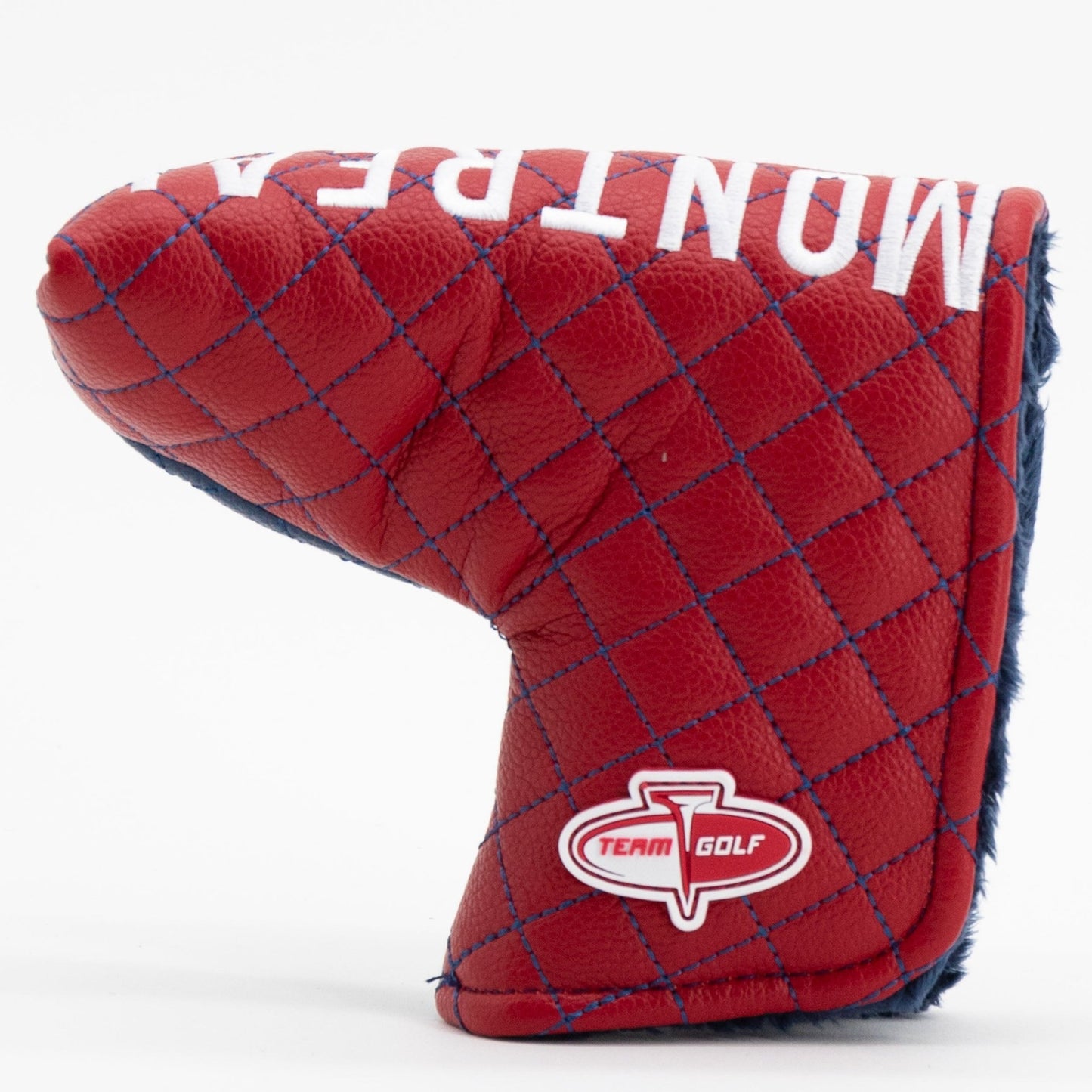 Montreal Canadiens split blade putter quilted golf headcover alternate view