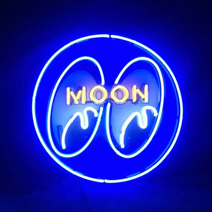 Moon Eyes Neon Signs Blue - Club Rehab
