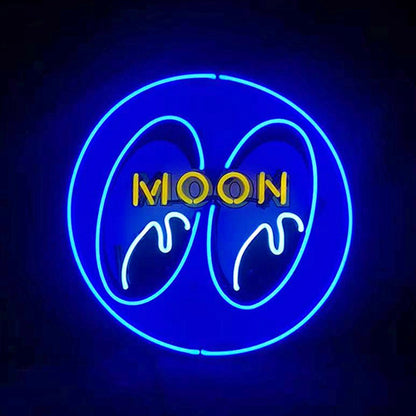 Moon Eyes Neon Signs Blue - Club Rehab
