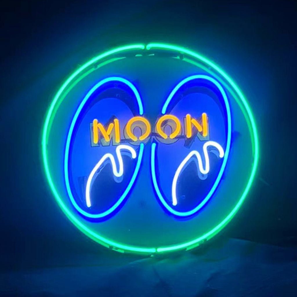 Moon Eyes Neon Signs Green - Club Rehab