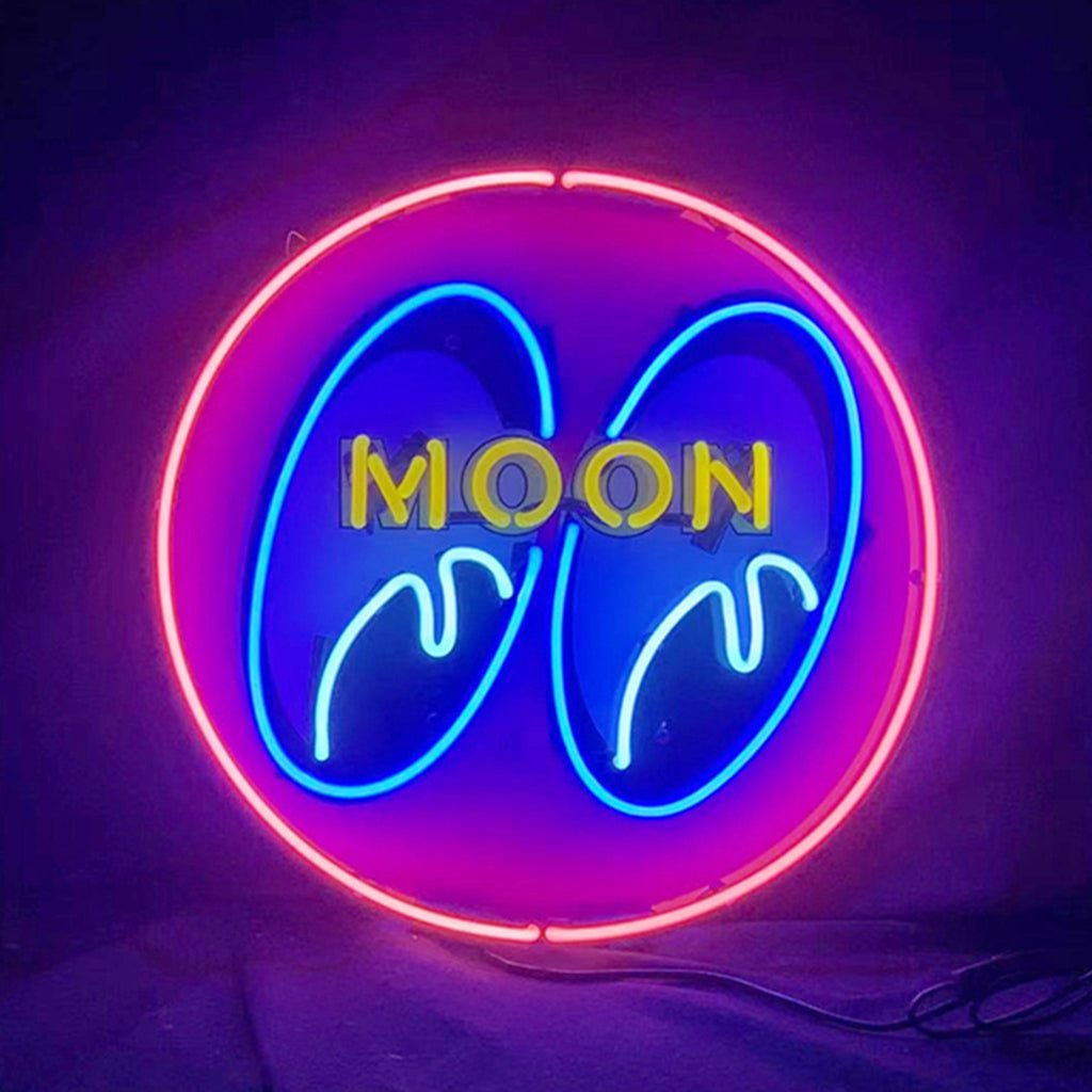 Moon Eyes Neon Signs Pink - Club Rehab