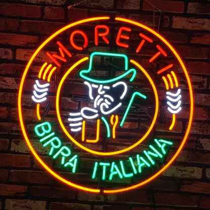 Moretti Birra Italiana Beer Neon Signs - Club Rehab