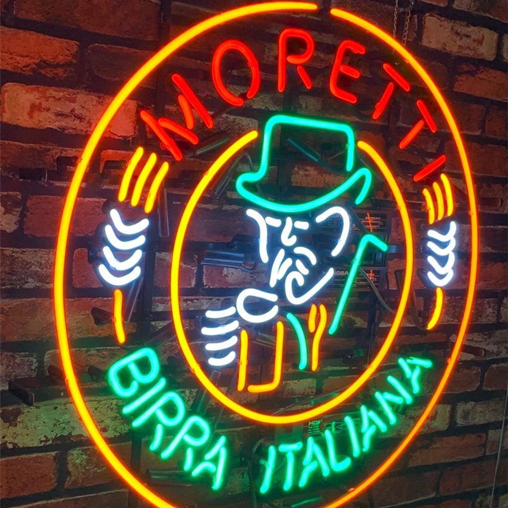 Moretti Birra Italiana Beer Neon Signs - Club Rehab