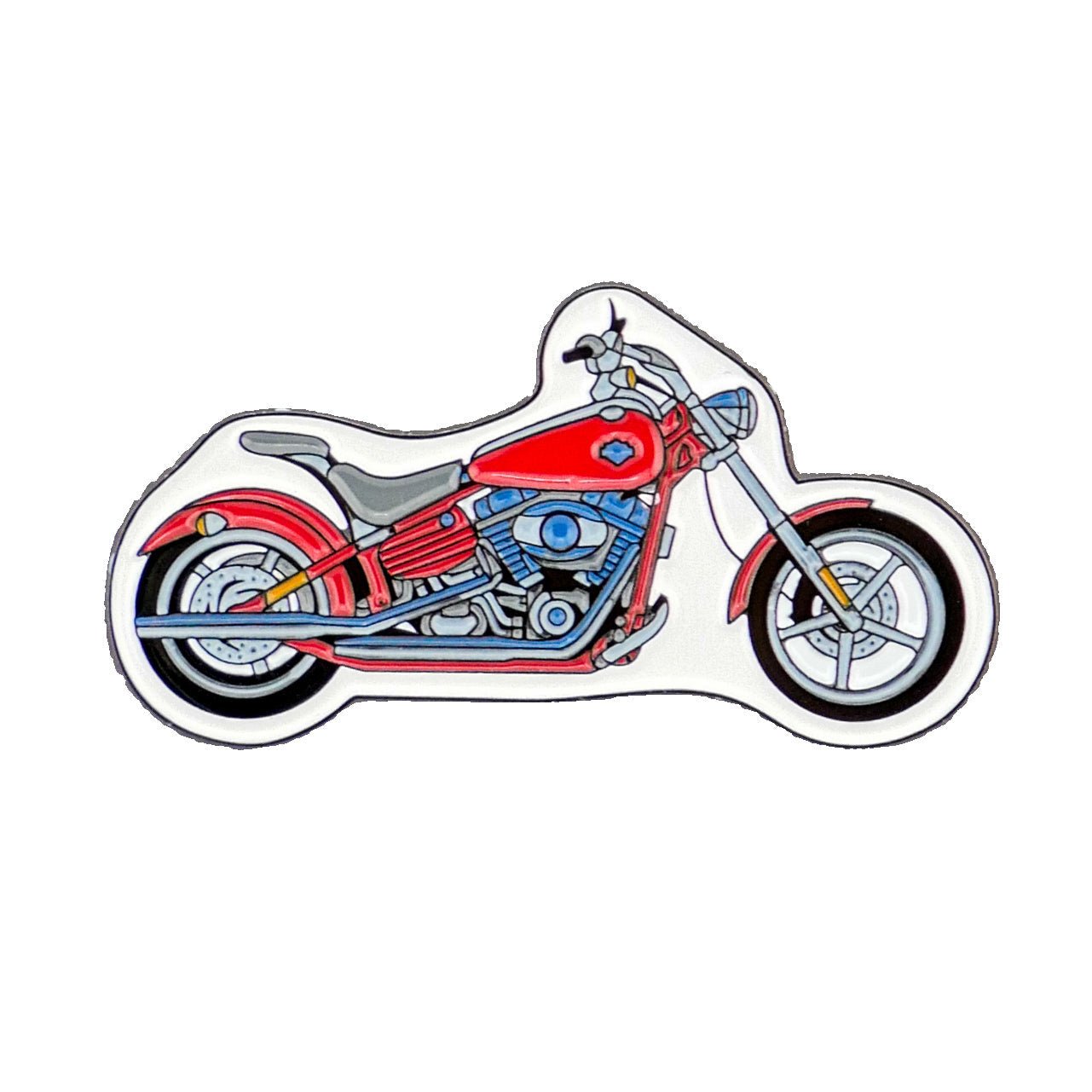 Motorcycle Ball Marker - Club Rehab