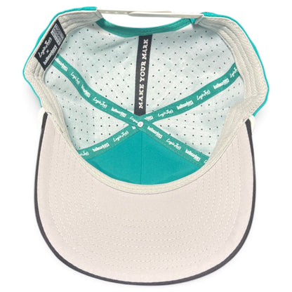 Mountain Moonrise Golf Hat | Snapback Cap | Built-in Magnetic Ball Marker Holder + Marker Included | Adjustable - Club Rehab