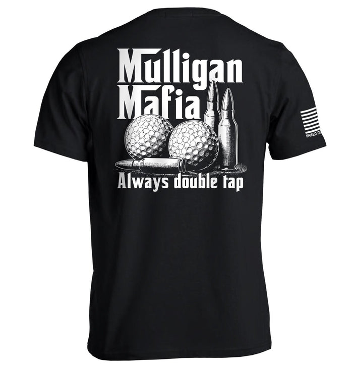Mulligan Mafia - Tee Black - Club Rehab