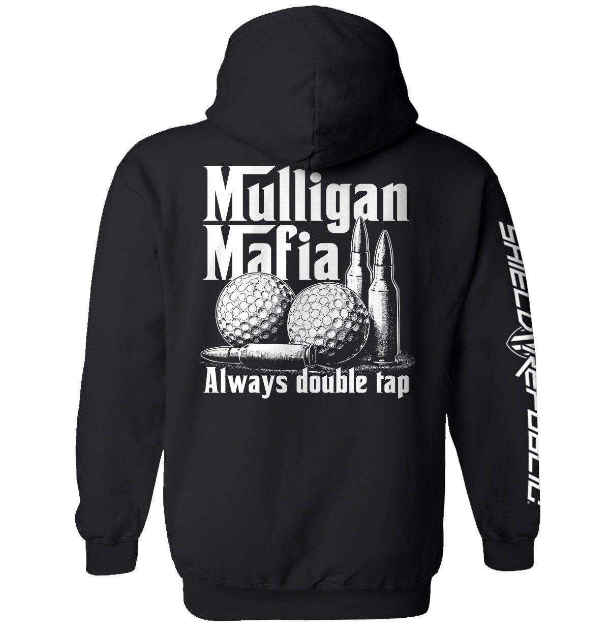 Mulligan Mafia - Hoodie Black - Club Rehab