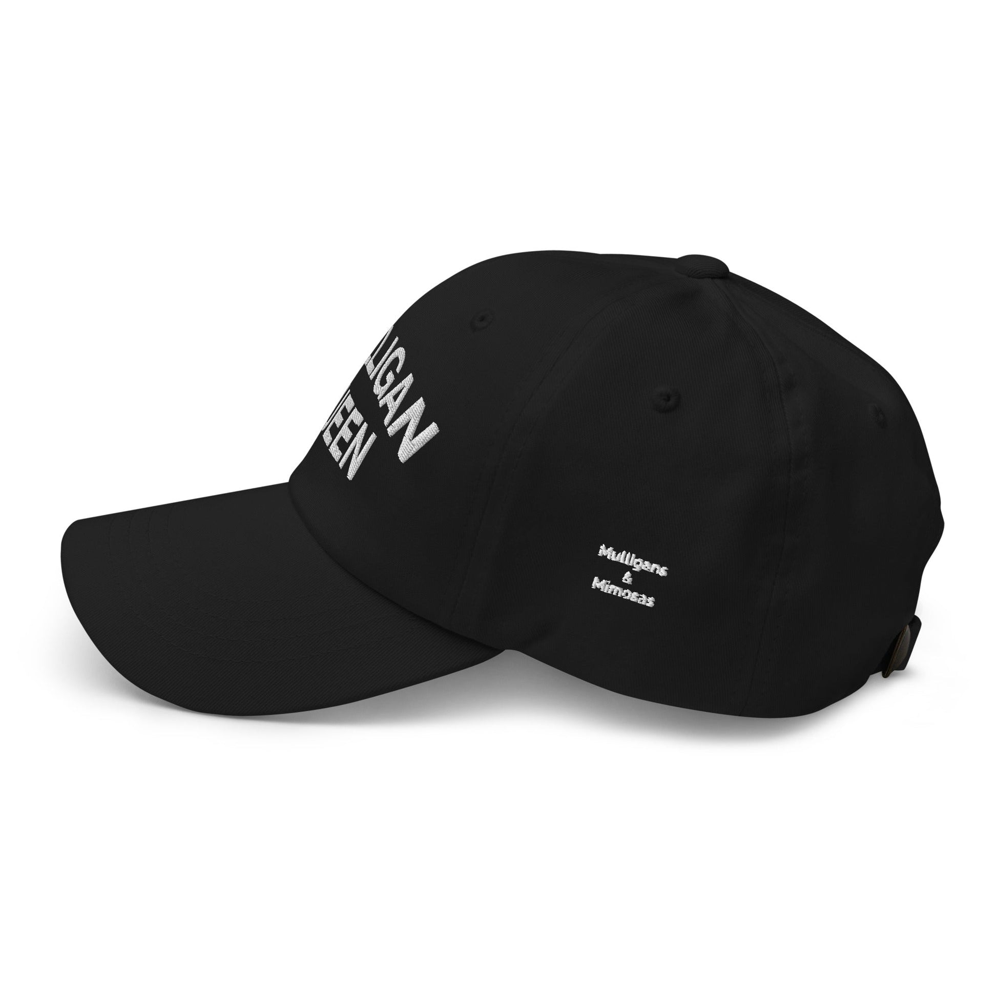 Mulligan Queen Embroidered Golf Hat - Black - Club Rehab
