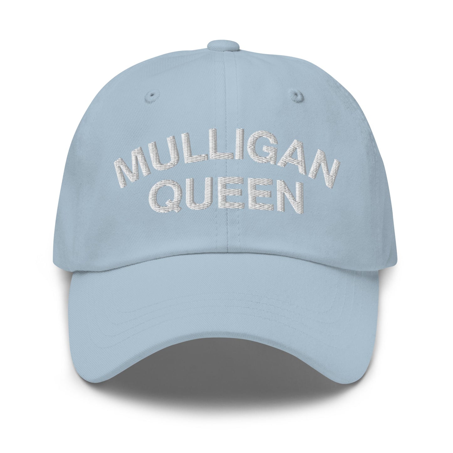 Mulligan Queen Embroidered Golf Hat - Light Blue - Club Rehab