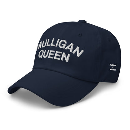 Mulligan Queen Embroidered Golf Hat - Navy - Club Rehab