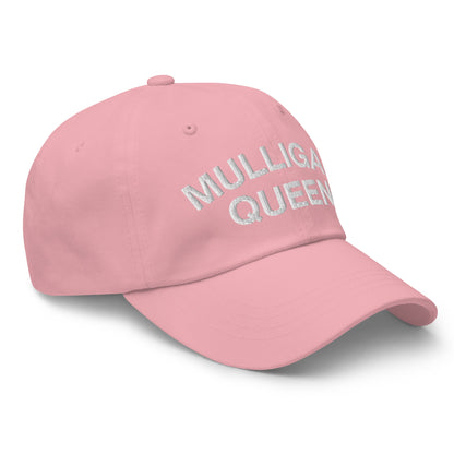 Mulligan Queen Embroidered Golf Hat - Pink - Club Rehab