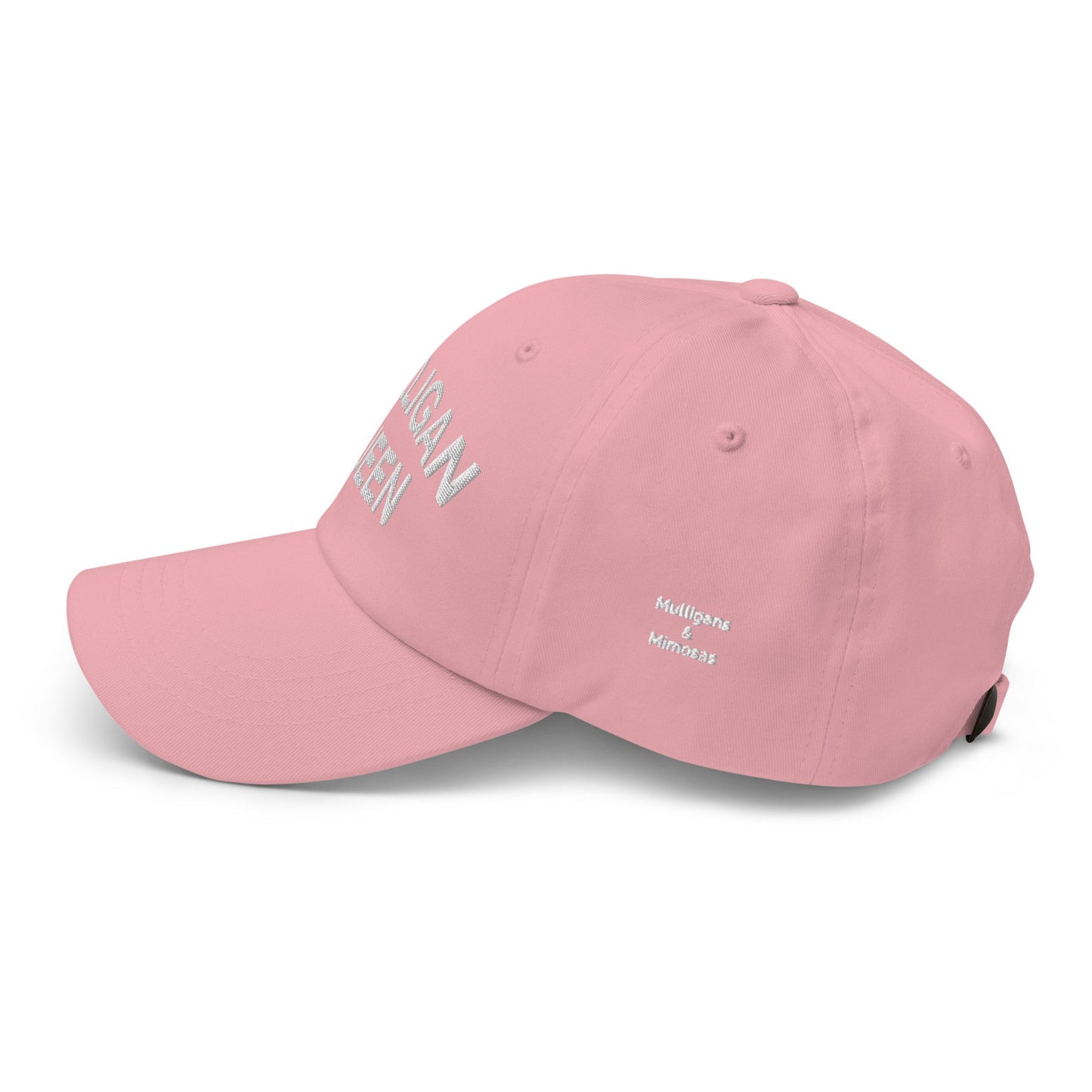 Mulligan Queen Embroidered Golf Hat - Pink - Club Rehab