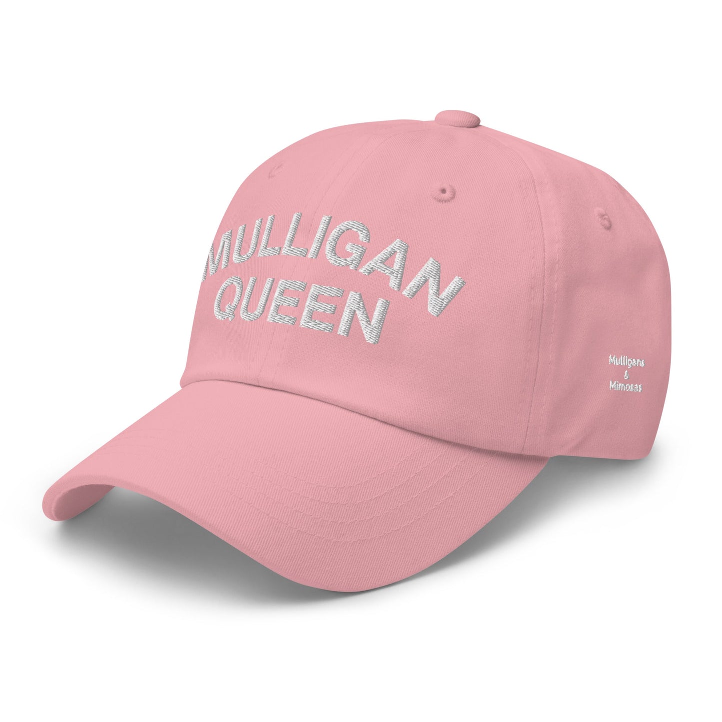 Mulligan Queen Embroidered Golf Hat - Pink - Club Rehab