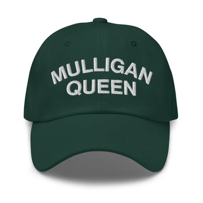 Mulligan Queen Embroidered Golf Hat - Spruce - Club Rehab