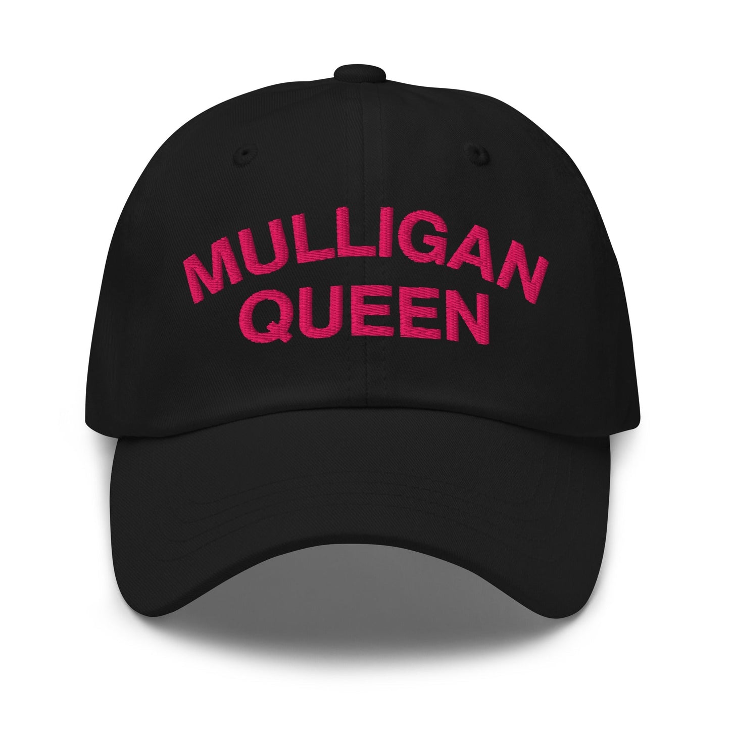 Mulligan Queen Embroidered Golf Hat - Black - Club Rehab