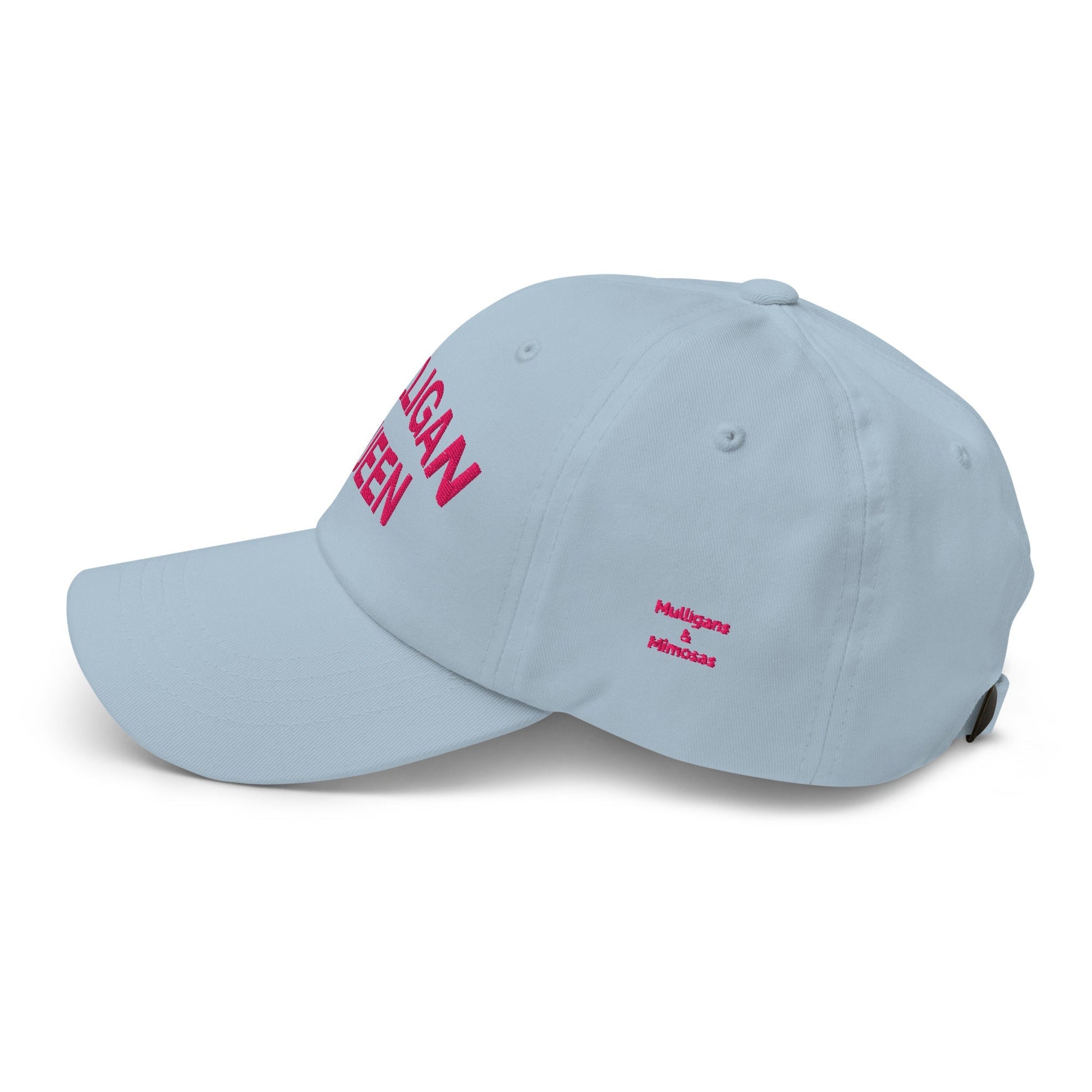 Mulligan Queen Embroidered Golf Hat - Light Blue - Club Rehab