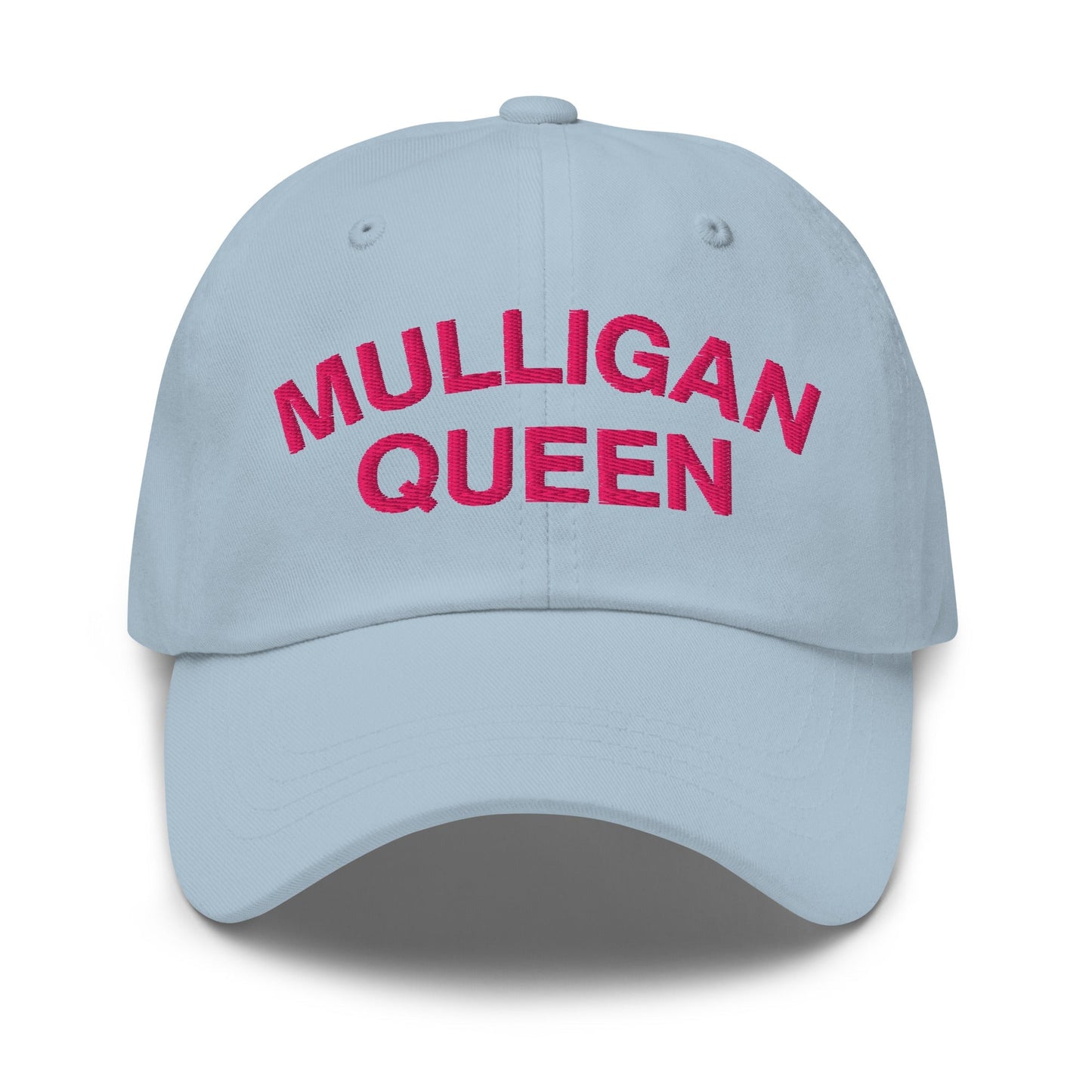 Mulligan Queen Embroidered Golf Hat - Light Blue - Club Rehab