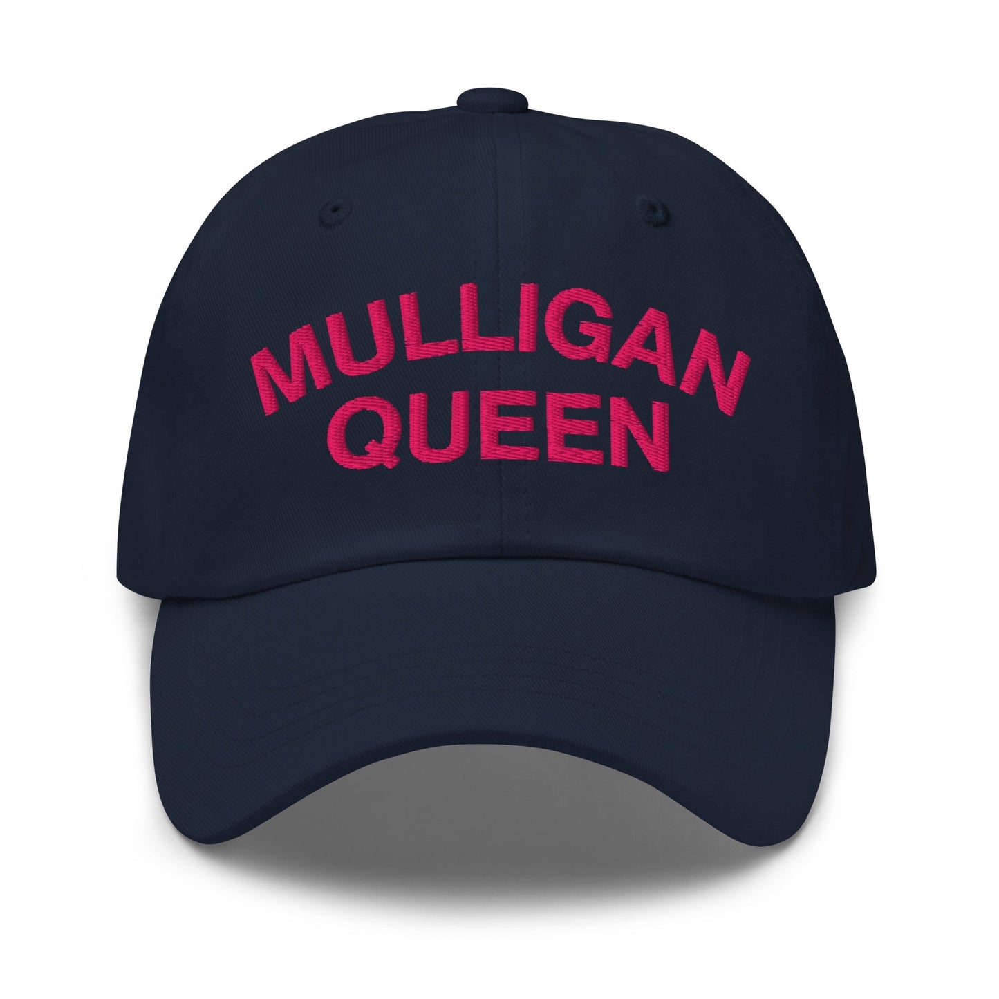 Mulligan Queen Embroidered Golf Hat - Navy - Club Rehab