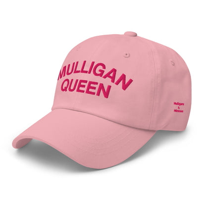 Mulligan Queen Embroidered Golf Hat - Pink - Club Rehab