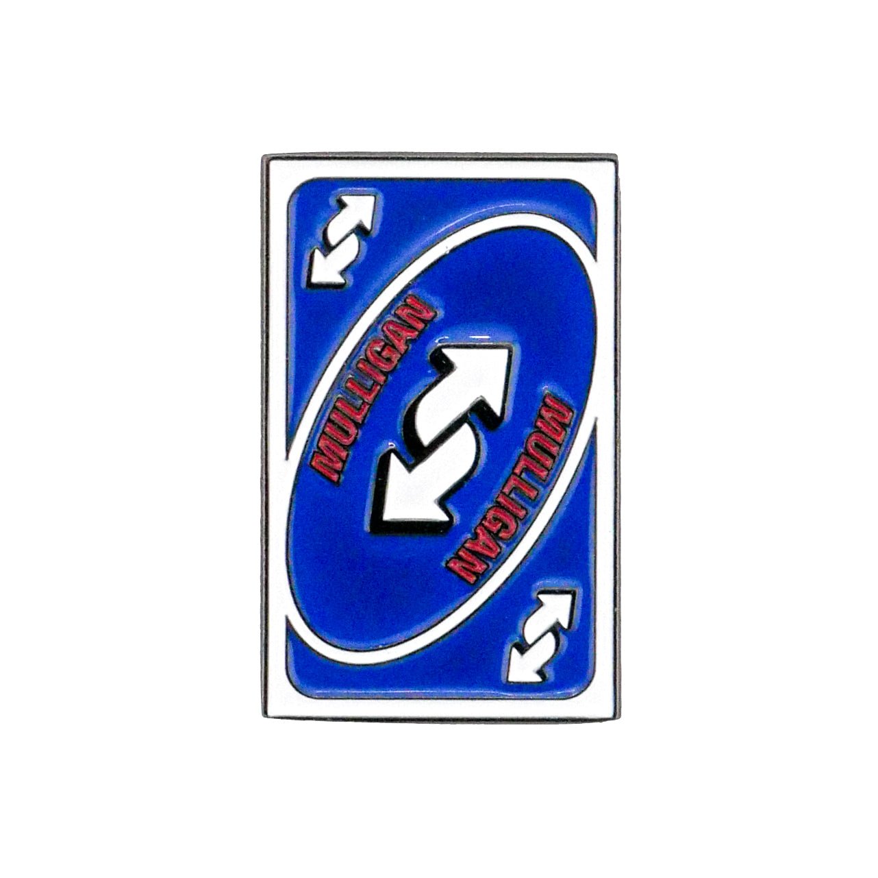 Mulligan Reverse Card Ball Marker - Blue - Club Rehab