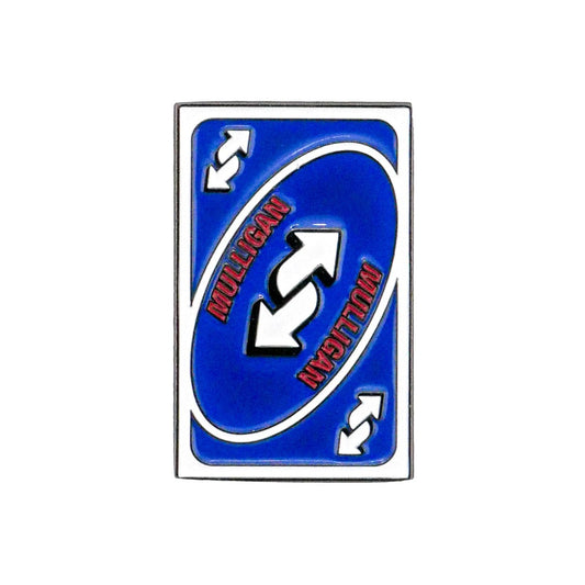 Mulligan Reverse Card Ball Marker - Blue - Club Rehab