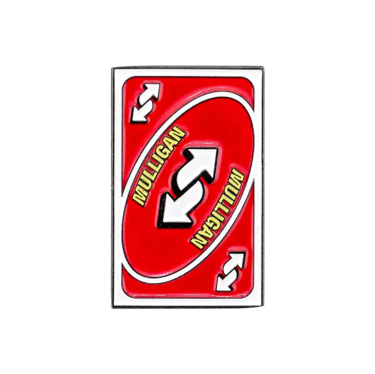 Mulligan Reverse Card Ball Marker - Red - Club Rehab