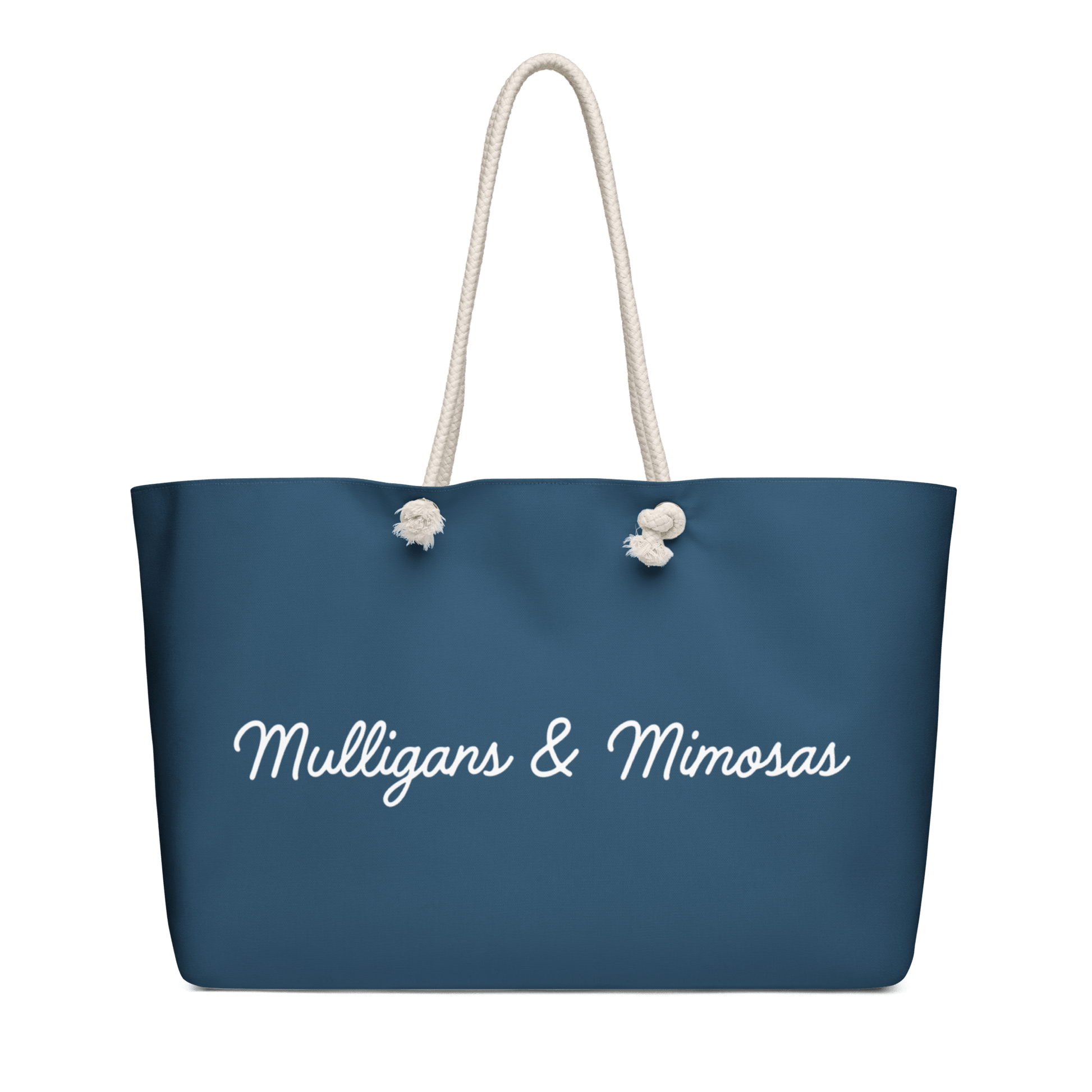 Mulligans & Mimosas Blue Golf Tote Bag - Club Rehab